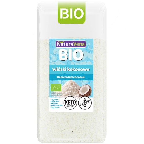 WIÓRKI KOKOSOWE BEZGLUTENOWE BIO 200 g - NATURAVENA-1 35256 