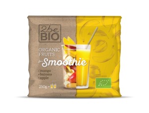 SMOOTHIE MIESZANKA ŻÓŁTE OWOCE MROŻONE BIO 250 g - 2beBIO