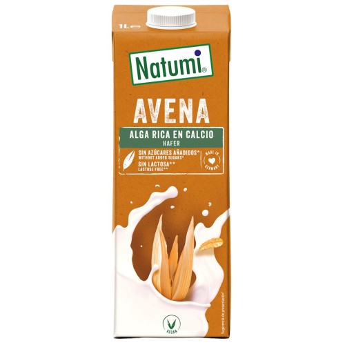 NAPÓJ OWSIANY Z ALGAMI MORSKIMI BEZ DODATKU CUKRÓW 1 L - NATUMI-1 35273 