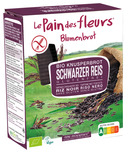 PIECZYWO CHRUPKIE CZARNY RYŻ BEZGLUTENOWE BIO 150 g - LE PAIN DES FLEURS-1 35291 