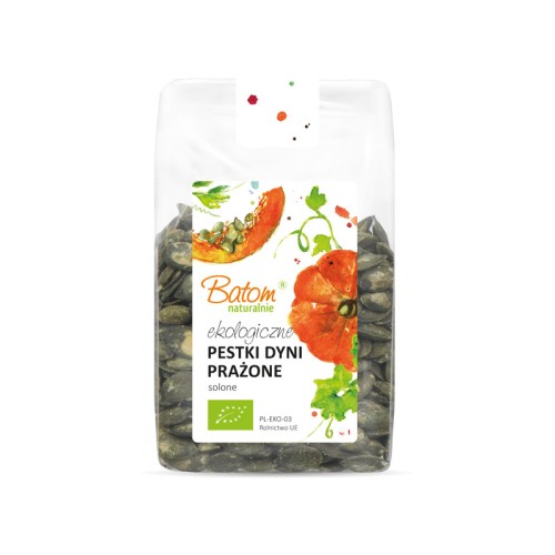 PESTKI DYNI PRAŻONE SOLONE BIO 125 g - BATOM-1 35294 