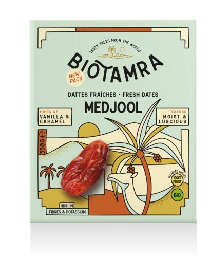 DAKTYLE MEDJOOL ŚWIEŻE BIO 350 g - BIOTAMRA-1 35299 