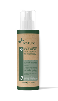 SERUM DO WRAŻLIWEJ SKÓRY GŁOWY DETOX Z MATCHĄ 150 ml - BIOMAGIC-1 35319 
