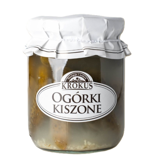 OGÓRKI KISZONE BEZGLUTENOWE 480 g (280 g) - KROKUS-1 35337 