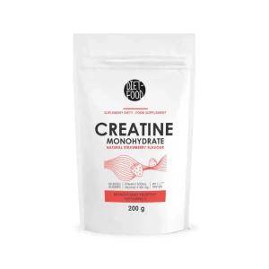 KREATYNA Z WITAMINĄ C O SMAKU TRUSKAWKOWYM 200 g - DIET-FOOD