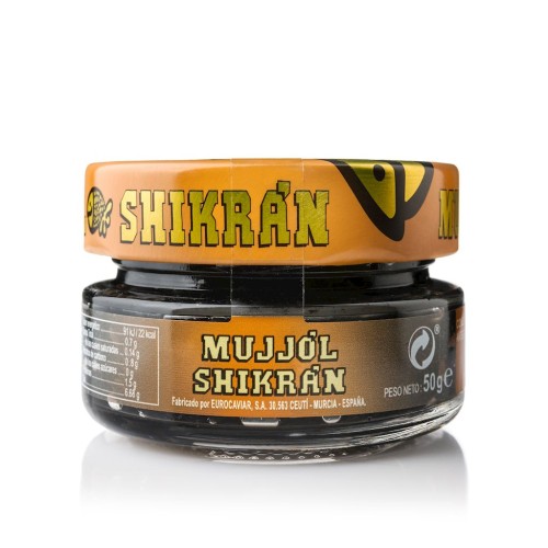 KAWIOR CZARNY ZE ŚLEDZIA I CEFALA 50 g - EUROCAVIAR (SHIKRAN)-1 35353 