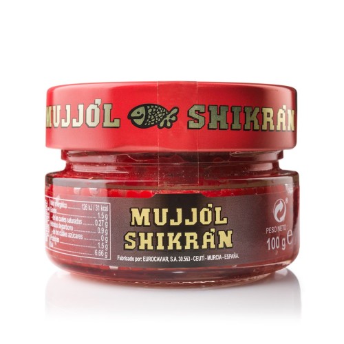 KAWIOR CZERWONY ZE ŚLEDZIA I CEFALA 100 g - EUROCAVIAR (SHIKRAN)-1 35356 