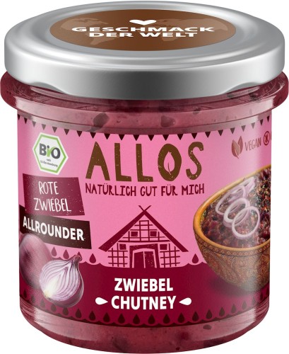 PASTA KANAPKOWA CHUTNEY CEBULOWY BEZGLUTENOWA BIO 140 g - ALLOS-1 35391 