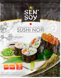 ALGI NORI PRAŻONE DO SUSHI (5 szt) 12,5 g - SEN SOY