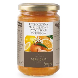 MARMOLADA Z CYTRUSÓW SYCYLIJSKICH BIO 360 g - AGRISICILIA