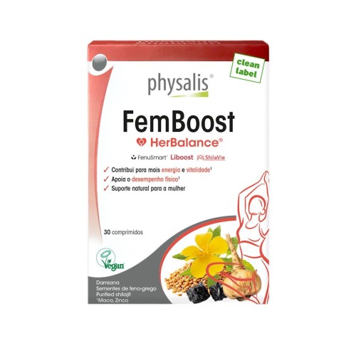 TABLETKI NA ENERGIĘ DLA KOBIET (FEMBOOST) 30 szt. - PHYSALIS (HERBALANCE)-1 35408 