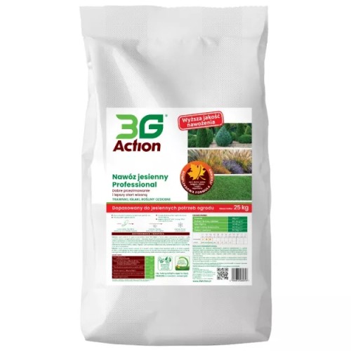 NAWÓZ DO TRAWNIKÓW JESIENNY ECO 25 kg - 3G ACTION (PRODUKT SEZONOWY)-1 35415 