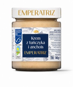 PASTA Z TUŃCZYKA BIAŁEGO I ANCHOIS MSC 140 g - EMPERATRIZ