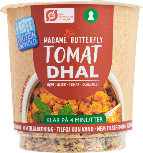 DANIE BŁYSKAWICZNE PROTEINOWE DAL POMIDOROWY BIO 60 g - MADAME BUTTERFLY-1 35427 