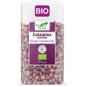 ŻURAWINA SUSZONA NIESŁODZONA BIO 100 g - BIO PLANET