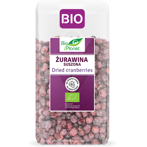 ŻURAWINA SUSZONA NIESŁODZONA BIO 100 g - BIO PLANET-1 35431 