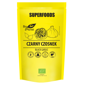 CZARNY CZOSNEK BEZGLUTENOWY BIO 70 g - BIO PLANET SUPERFOODS