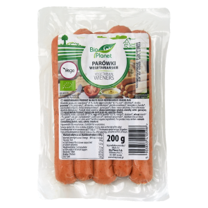 PARÓWKI WEGETARIAŃSKIE BIO 200 g - BIO PLANET