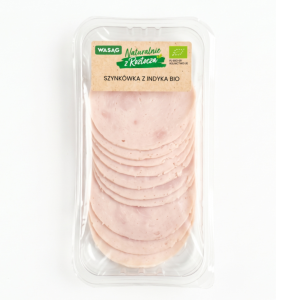 SZYNKÓWKA Z INDYKA BEZGLUTENOWA BIO 100 g - WASĄG (Z PÓŁKI)