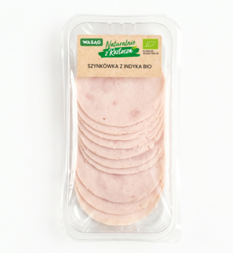 SZYNKÓWKA Z INDYKA BEZGLUTENOWA BIO 100 g - WASĄG (Z PÓŁKI)-1 35463 