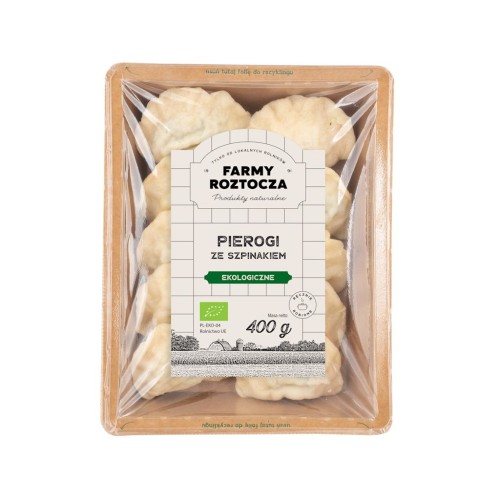 PIEROGI ZE SZPINAKIEM BIO 400 g - FARMY ROZTOCZA (NA ZAMÓWIENIE)-1 35466 