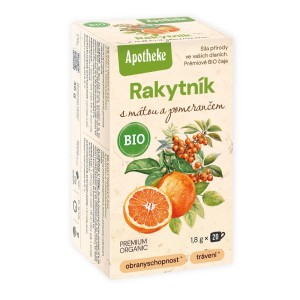 HERBATKA ROKITNIKOWA Z MIĘTĄ I POMARAŃCZĄ BIO (20 x 1,8 g) 36 g - APOTHEKE