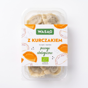 PIEROGI Z KURCZAKIEM BIO 400 g - WASĄG (NA ZAMÓWIENIE)