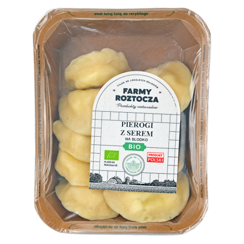 PIEROGI Z SEREM NA SŁODKO BIO 400 g - FARMY ROZTOCZA (NA ZAMÓWIENIE)-1 35481 