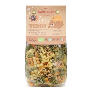 MAKARON (SEMOLINOWY TRÓJKOLOROWY) MISIE BIO 200 g - DALLA COSTA