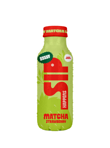 NAPÓJ MATCHA LATTE O SMAKU TRUSKAWKOWYM BEZ DODATKU CUKRÓW 250 ml - SIP-1 35500 