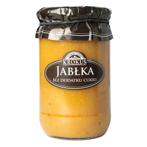 JABŁKA BEZ DODATKU CUKRÓW BEZGLUTENOWE 680 g - KROKUS