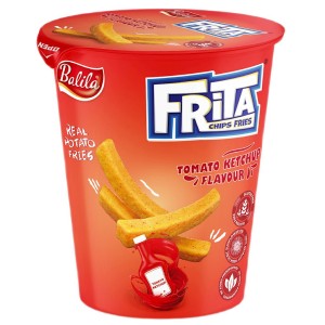 FRYTKI ZIEMNIACZANE SMAŻONE O SMAKU KETCHUPU BEZGLUTENOWE 40 g - BALILA