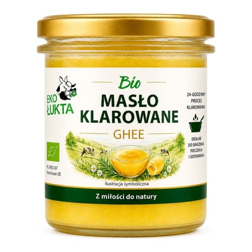 MASŁO KLAROWANE GHEE BIO 240 g - EKO ŁUKTA-1 35531 