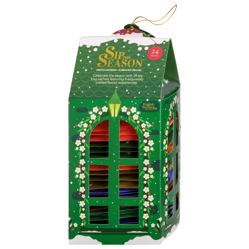 HERBATKA MIX BIO LATARNIA ŚWIĄTECZNA 8 SMAKÓW (24 x 1,5 g) 36 g - ENGLISH TEA SHOP ORGANIC (PRODUKT SEZONOWY)-1 35533 