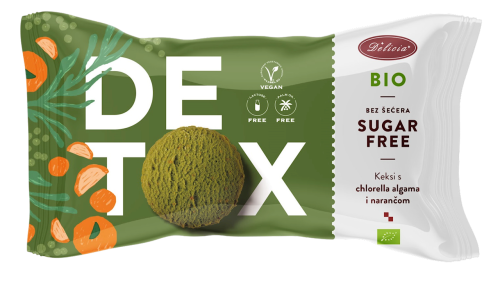 CIASTKA Z CHLORELLĄ I SKÓRKĄ POMARAŃCZY DETOX BEZ CUKRU BIO (2 szt.) 34 g - DELICIA-1 35536 
