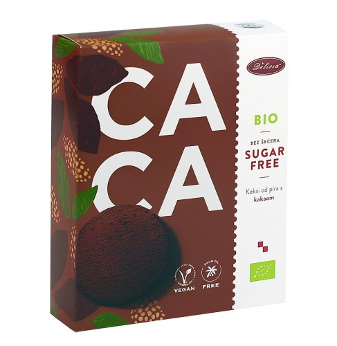 CIASTKA ORKISZOWE Z KAKAO BEZ CUKRU BIO 125 g - DELICIA-1 35547 