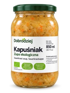 ZUPA KAPUŚNIAK BEZGLUTENOWA BIO 850 ml  - DOBRODZIEJ