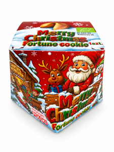 CIASTECZKO Z WRÓŻBĄ NA ŚWIĘTA BOŻEGO NARODZENIA BIO 6 g - D&D FUN COOKIES (PRODUKT SEZONOWY)