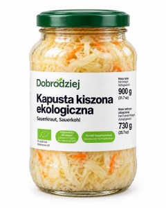 KAPUSTA KISZONA BIO 900 g (730 g) - DOBRODZIEJ