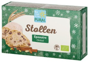 STOLLEN - DROŻDŻOWA STRUCLA BOŻONARODZENIOWA BIO 250 g - PURAL (PRODUKT SEZONOWY)