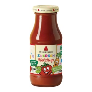 KETCHUP DLA DZIECI BEZGLUTENOWY BIO 200 ml - ZWERGENWIESE