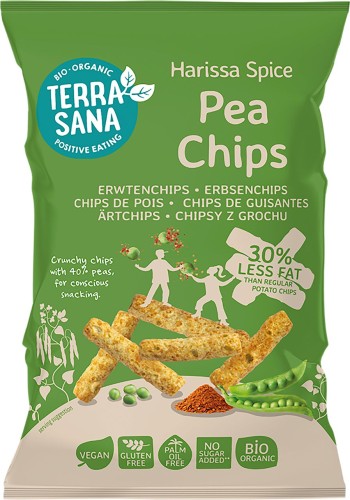 CHRUPKI Z GROCHU O SMAKU PRZYPRAWY HARISSA BEZGLUTENOWE BIO 75 g - TERRASANA-1 35595 