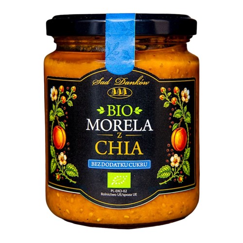 MORELA Z CHIA BEZ DODATKU CUKRÓW BIO 240 g - SAD DANKÓW-1 35602 