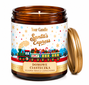 ŚWIECA  SOJOWA ZAPACHOWA DOMOWE CIASTECZKA 180 ml - YOUR CANDLE (PRODUKT SEZONOWY)