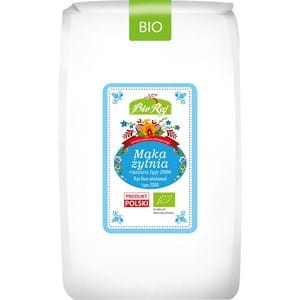 Mąka żytnia razowa typ 2000 BIO 1kg świetna na zakwas chlebowy, do wypieku chleba i bułek