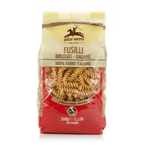Makaron orkiszowy Fusilli 500g sprzyja więc odporności, zapobiega anemii 