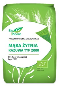 Mąka żytnia razowa typ 2000 1kg na zakwas, do ciasta marchewkowego, pierogów,