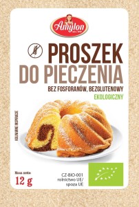 Proszek do pieczenia 12g ma niską zawartość sodu