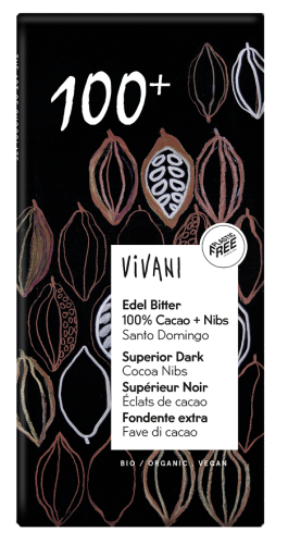 15882TABLICZKA GORZKA 100% KAKAO BIO 80 g - VIVANI-1