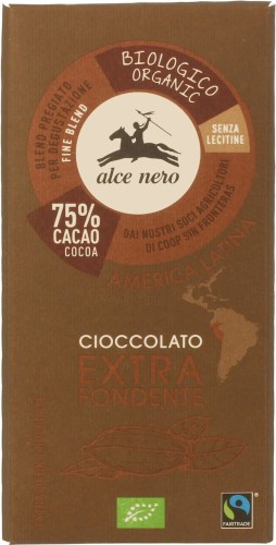 15884CZEKOLADA GORZKA FAIR TRADE BEZGLUTENOWA BIO 100 g - ALCE NERO-1